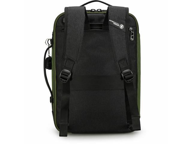 Swissdigital BERG Hybrid Briefcase for Laptops up to 16 inches - Dark Green - image 2