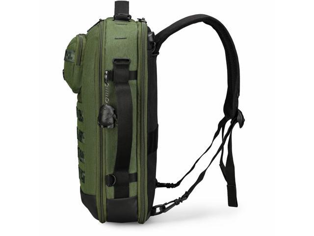 Swissdigital BERG Hybrid Briefcase for Laptops up to 16 inches - Dark Green - image 3