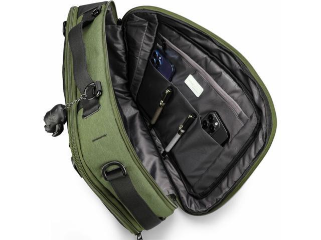 Swissdigital BERG Hybrid Briefcase for Laptops up to 16 inches - Dark Green - image 8