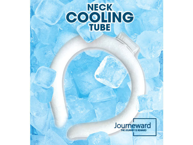 Open Box - Reusable Neck Cooling Tube, Start Crystalizing at 82.4°F, For All Outdoor Activities (No Refrigerator Needed)