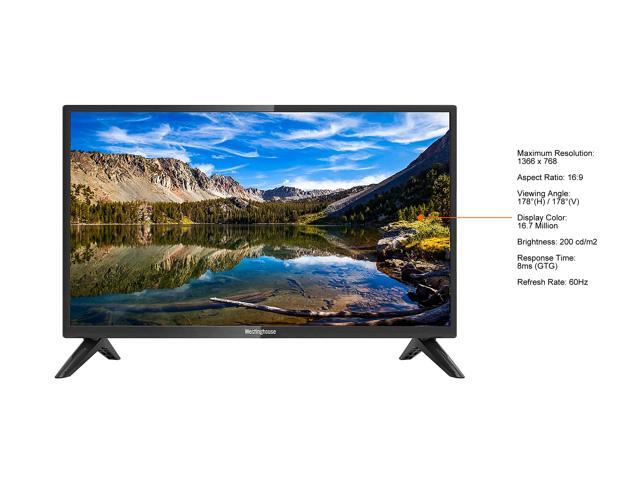 Open Box - Westinghouse 32' HD LED TV with Built-In DVD Player (WD32HX5201, 2022)