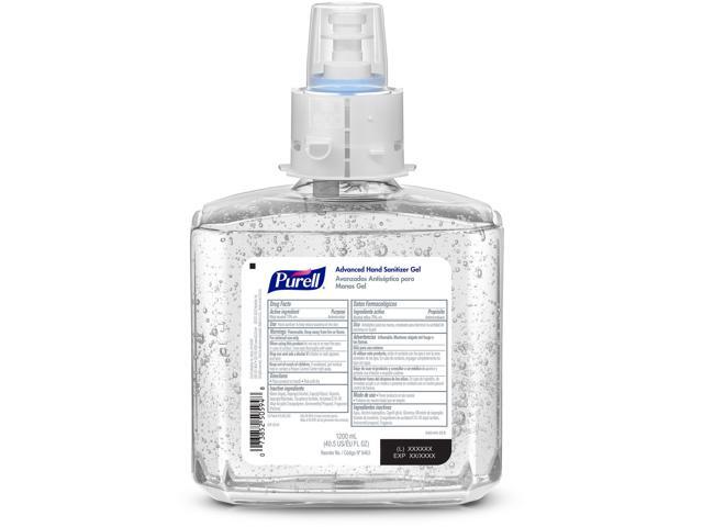 Purell Advanced Hand Sanitizer Gel Refill - 40.6 fl oz (1200 mL) - 2 / Carton 646302