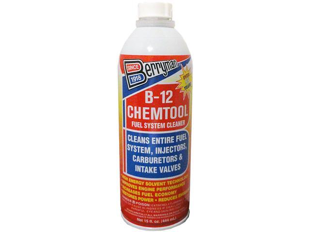 Berryman 0116 B-12 Chemtool Carburetor, Fuel System and Injector Cleaner, 15 oz. Easy Pour-in Can (12 Units)