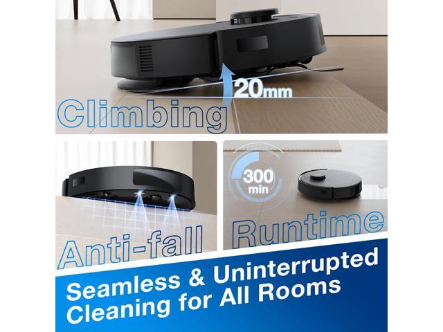 ECOVACS Robotics - DEEBOT N20 PRO PLUS Vacuum & Mop Robot - Black - image 9