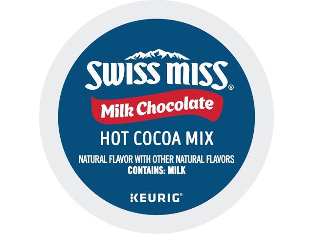 Swiss Miss Milk Chocolate Hot Cocoa, Keurig Single-Serve K-Cup Pods, 22 Count/Box