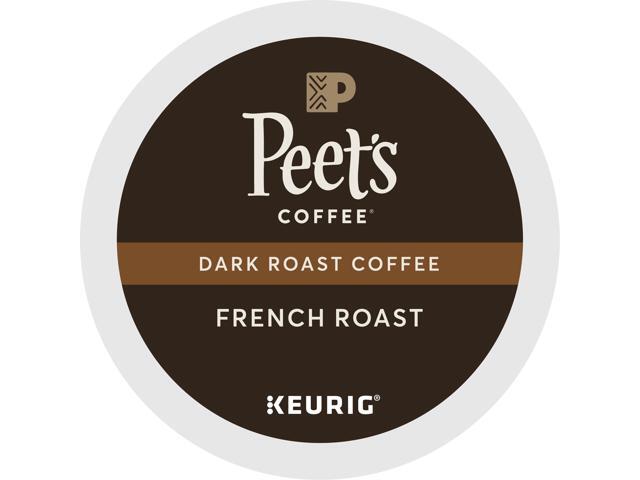 Green Mountain Peet's Coffee K-Cup French Roast Coffee, Keurig Single-Serve K-Cup Pods, Dark Roast Coffee, 22 Count/Box