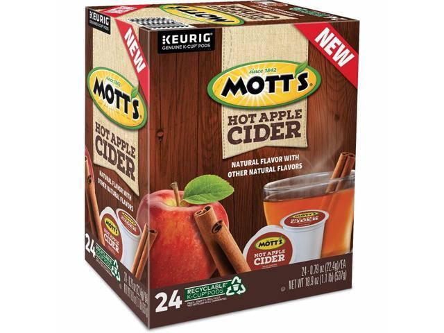 Mott's K-Cup Hot Apple Cider, Keurig Single-Serve K-Cup Pods, Flavored K Cups, 24 Count/Box
