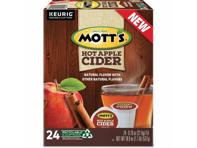 Mott's K-Cup Hot Apple Cider, Keurig Single-Serve K-Cup Pods, Flavored K Cups, 24 Count/Box