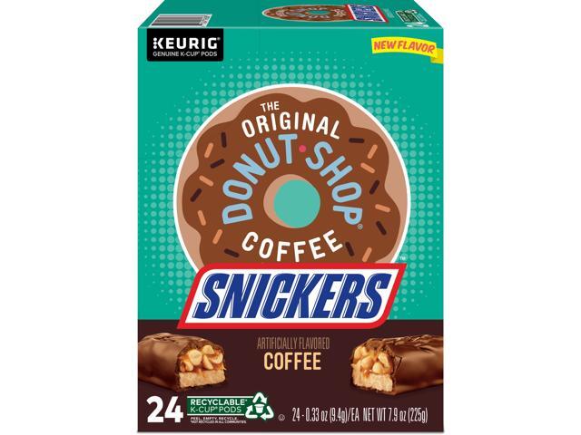 The Original Donut Shop Snickers Coffee, Keurig Single Serve K-Cup Pods, Flavored Coffee, 24 Count /Box