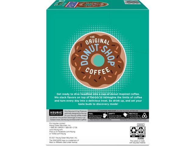 The Original Donut Shop Snickers Coffee, Keurig Single Serve K-Cup Pods, Flavored Coffee, 24 Count /Box