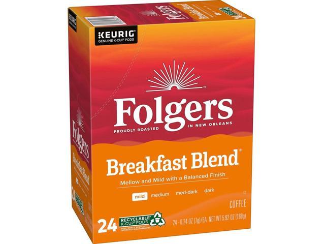 Photos - Coffee Maker Green Mountain Folgers K-Cup Breakfast Blend Coffee - Mild - 24/Box 3451