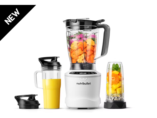 Photos - Mixer NutriBullet NBF50700AW White Blender Combo 