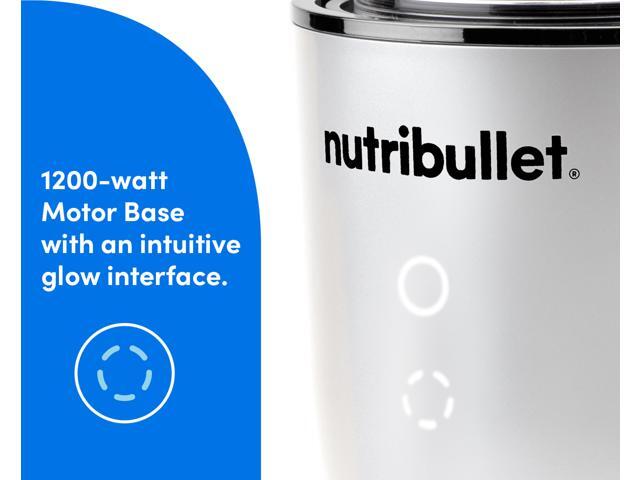 Nutribullet Ultra Plus Kitchen System, 32 oz. and 24 oz. Blending Cups, 2-Cup Food Processor, Single Speed, Pearl White Blender