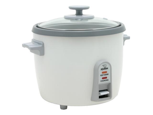 ZOJIRUSHI NHS-10 White 6-Cup (Uncooked) Rice Cooker/Steamer & Warmer, White photo