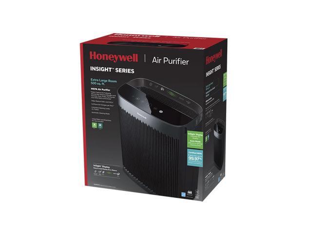 Honeywell - Allergen Plus HEPA Air Purifier, Extra-Large Rooms (500 sq.ft) - Black - image 4