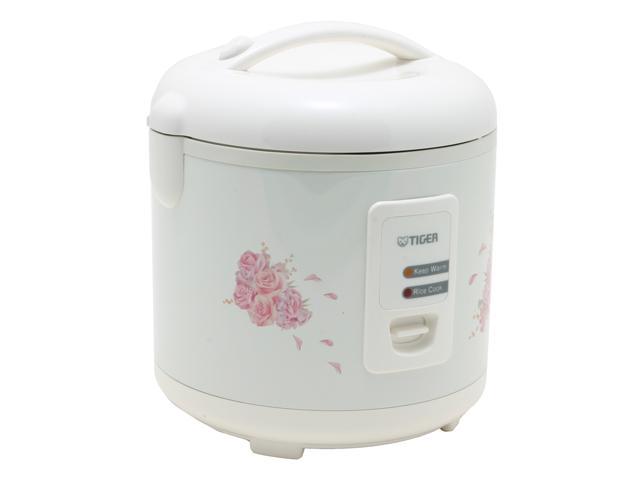 Photos - Multi Cooker Tiger JAZ-A18U Electric Rice Cooker and Warmer with Steam Basket, White, 1