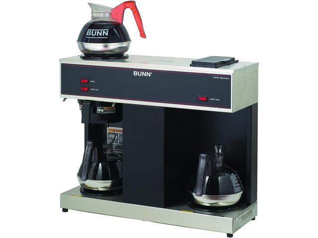 BUNN VPS 12-Cups Pourover Coffee Brewer w/ 3 Warming Stations, Black