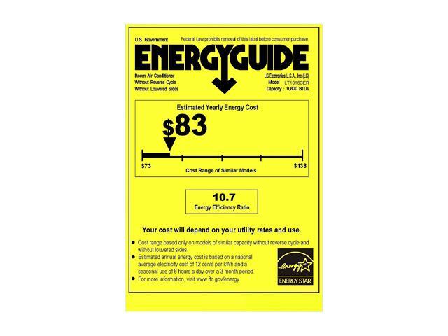 LG - 9,800 BTU 440 Sq Ft Through-the-Wall AC - White - image 2
