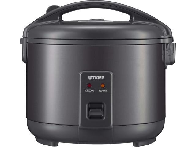 Tiger JNP-S15U-KY 8 Cup Capacity Rice Cooker with Non-Stick Inner Pot, Retractable Power Cord, and Keep Warm up to 12 hours, Black