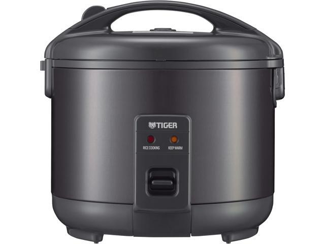Tiger JNP-S10U-KY 5.5 Cup Capacity Rice Cooker with Non-Stick Inner Pot, Retractable Power Cord, and Keep Warm up to 12 hours, Black
