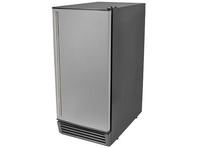 Avanti RIM49U3S-IS 15' Built-in or Freestanding Ice Maker - Stainless Steel with Black Cabinet photo