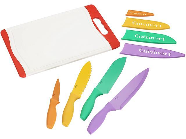 Photos - Kitchen Knife Cuisinart Advantage Color Collection 9-Piec Cutlery Set and Cutting Board, 