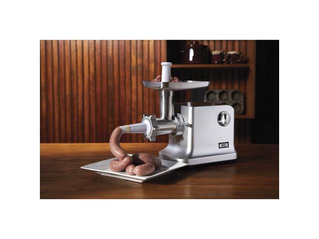 Weston - #12 Heavy-Duty Electric Grinder - Silver - image 5