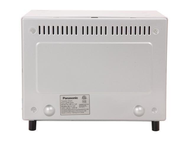Panasonic NB-G110P FlashXpress Toaster Oven with Double Infrared Heating, Silver
