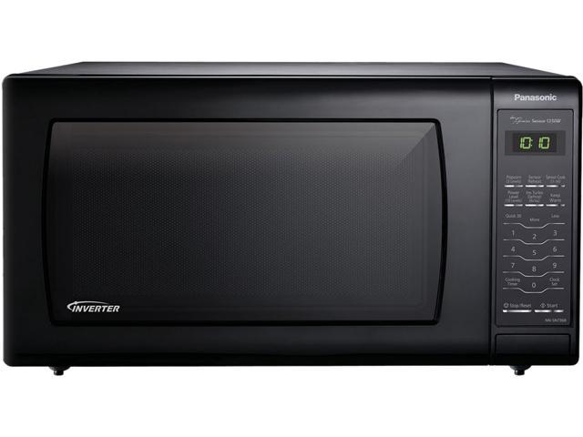 Panasonic Black 1.6 Cu. Ft. Countertop Microwave Oven with Inverter Technology NN-SN736B photo
