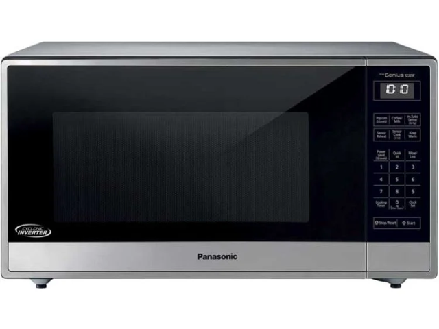 Panasonic 2.2-cu. ft. 1250W Countertop Microwave with Inverter Technology, Stainless Steel (NN-SN95HS)