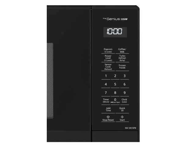 Panasonic Microwave with Cyclonic Inverter 1.6 Cu. Ft. in Black - NN-SN74PB