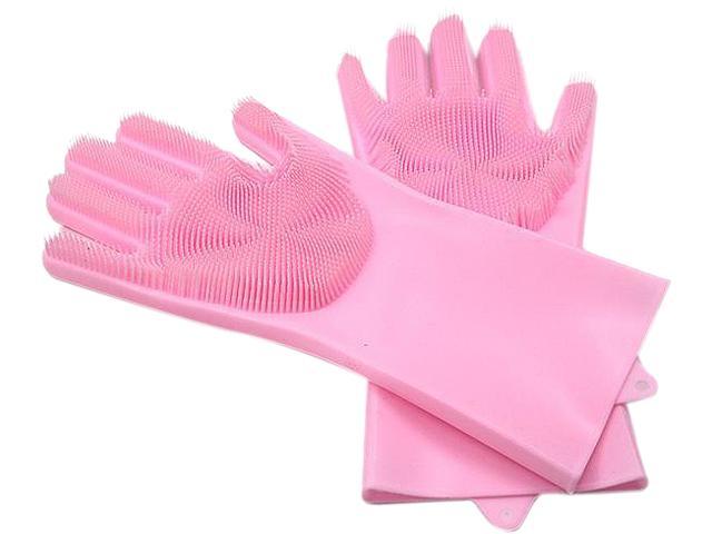 Photos - Other Accessories True & Tidy SG-100 Multi Purpose Silicone Gloves, Pink SG-100PINK