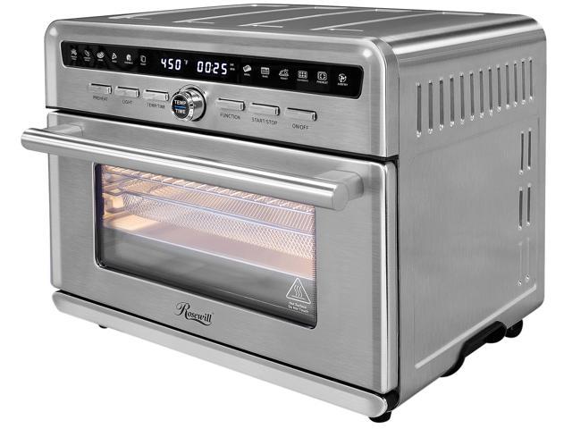 Rosewill Air Fryer Convection Toaster Oven, 26.4 Qt, 10 Cooking Presets, Built-In Timer, Digital Display, Includes 4 Trays and Recipe Book,. photo