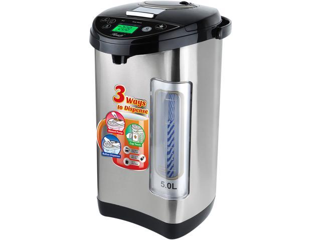 Rosewill 5L Electric Stainless Steel Hot Water Boiler and Warmer, 5 Temp Settings, 24-Hour Timer, Auto and Manual Dispense, LCD Display, Boil-Dry. photo