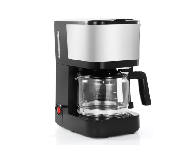 Elite Cuisine EHC9254 Black/Silver 5-Cup Coffee Maker