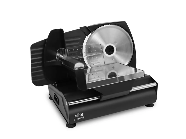 Elite Cuisine EMT625 Ultimate Precision Electric Deli Food Meat Slicer