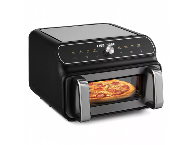 Elite Cuisine EAFL1000 11.5Qt Digital Indoor Grill & Air Fryer Oven