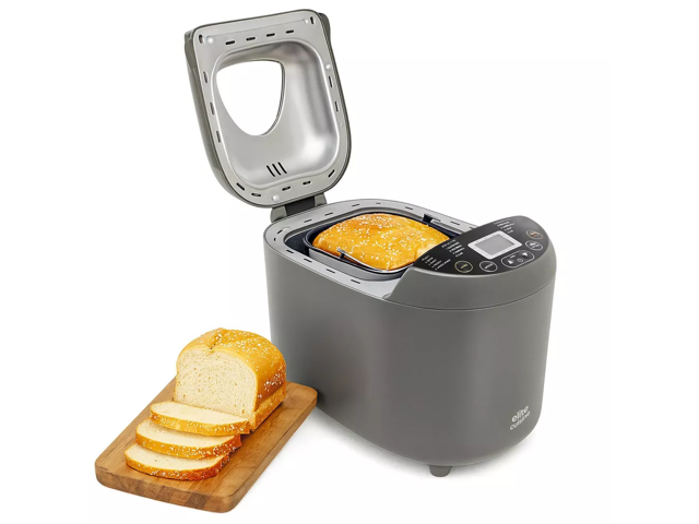 Elite Cuisine EBML2500 Programmable Bread Maker with Ceralast Ceramic Pan & Blade