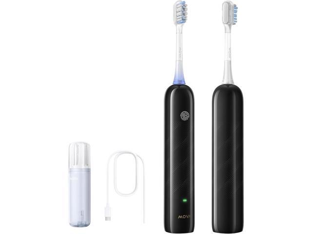 Mova Fresh SweepDrive Electric Toothbrush, Rechargeable Electric Power Toothbrush for Adults, Intuitive Pressure Sensing, 3-in-1 Replacement Brush...