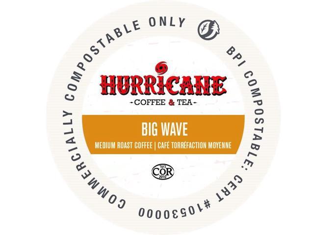 HURRICANE COFFEE & TEA Big Wave Medium Roast Coffee (20 Counts)