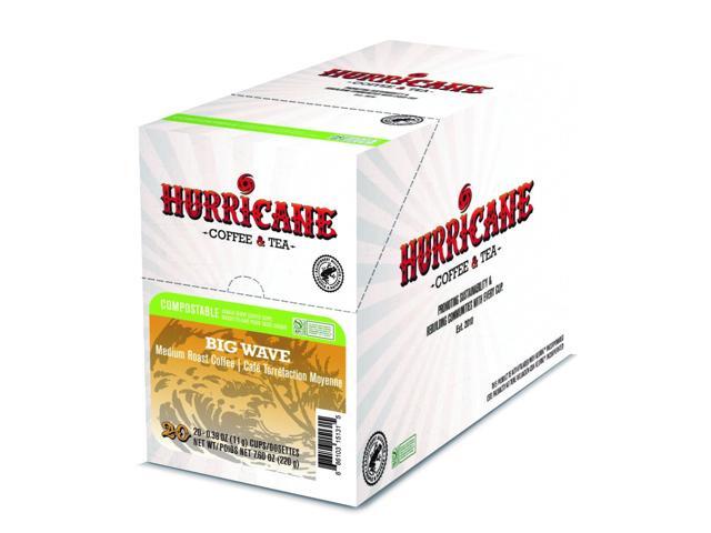 HURRICANE COFFEE & TEA Big Wave Medium Roast Coffee (20 Counts)