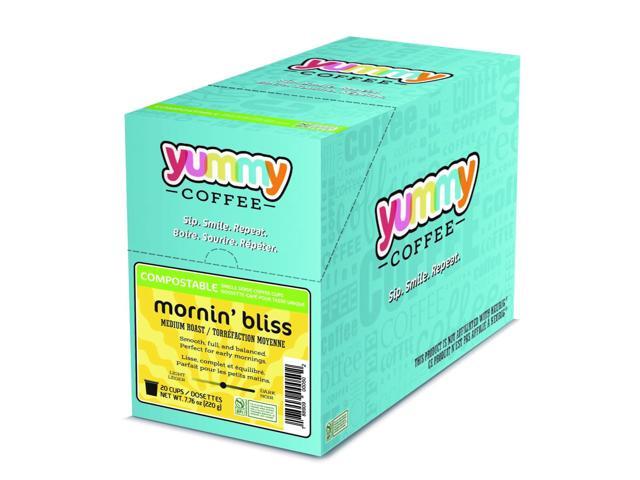 YUMMY COFFEE Mornin' Bliss Flavored Coffee Pods (20 Counts)
