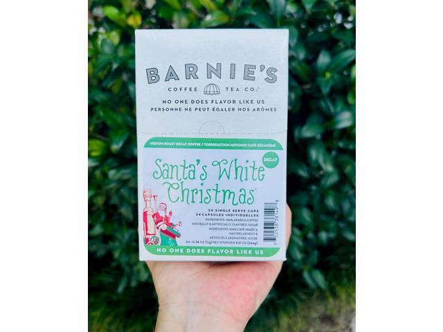 BARNIE'S COFFEE TEA CO. Santa's White Christmas® DECAF Single Serve Cups (22 Count)