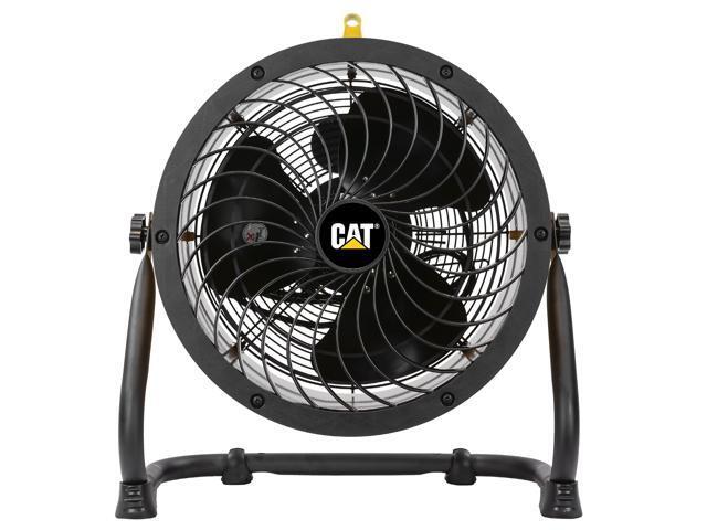 Caterpillar fan (CF-HVD-14AC-YW) 14"-Blade High-Velocity Drum Fan Heavy Duty Industrial Grade (Yellow, 2-in-1): 2,300 CFM, 4-Speed, 360 Degree...