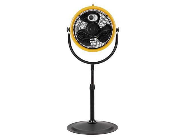Caterpillar CF-HVPD-14AC-YW 14-inch High Velocity Pedestal Air Circulator - Yellow