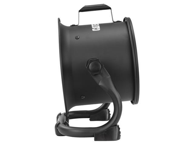 Caterpillar fan (CF-HVD-9AC-BK) 9"-Blade High-Velocity Drum Fan (Black, 2-in-1): 940 CFM, 4-Speed, 360° Pivoting Head, Dual Ball Bearing Motor...