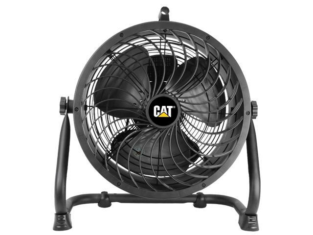 Caterpillar fan (CF-HVD-14AC-BK) 14"-Blade High-Velocity Drum Fan Heavy Duty Industrial Grade (Black, 2-in-1): 2,300 CFM, 4-Speed, 360 Degree...