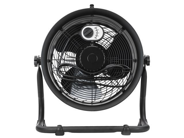 Caterpillar fan (CF-HVD-14AC-BK) 14"-Blade High-Velocity Drum Fan Heavy Duty Industrial Grade (Black, 2-in-1): 2,300 CFM, 4-Speed, 360 Degree...