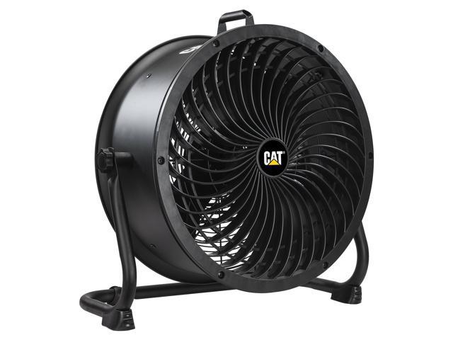 Caterpillar fan CF-HVD-18AC-BK 18' Blade High-Velocity Drum Fan - Heavy Duty - Industrial Grade (Black, 2-in-1) - 3,400 CFM - 4-Speed - 360 Degree...