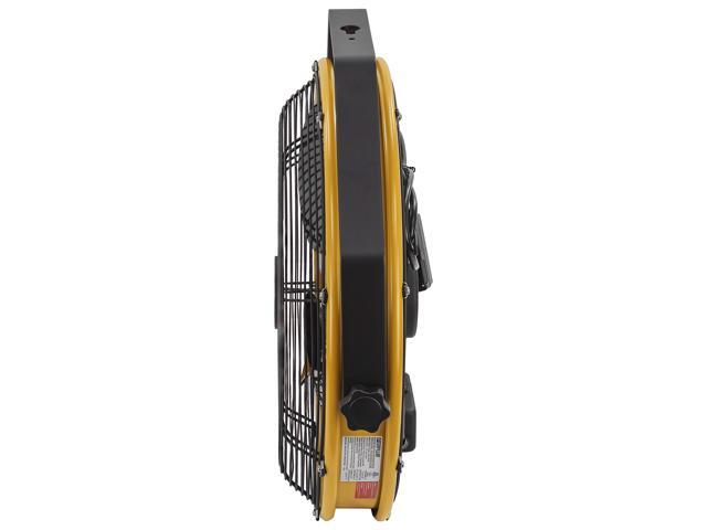 Caterpillar CF-HVOD-18S-NG 18' Blade Indoor/Outdoor IPX4 Weatherproof High-Velocity Wall Mounted Shroud Fan - 4,000 CFM - 3-Speed